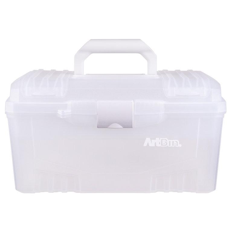 Artbin ArtBin Twin Top Storage Boxes with Lift-Out Tray Clear