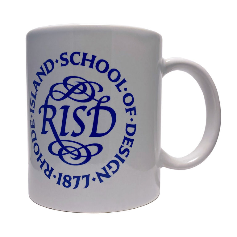 RISD RISD Medallion Ceramic Mug White 11 oz